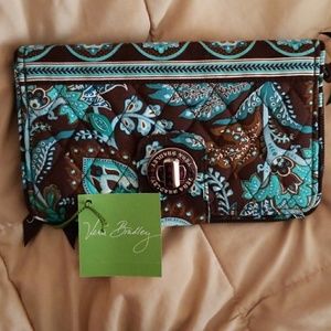 Vera Bradley turn lock wallet